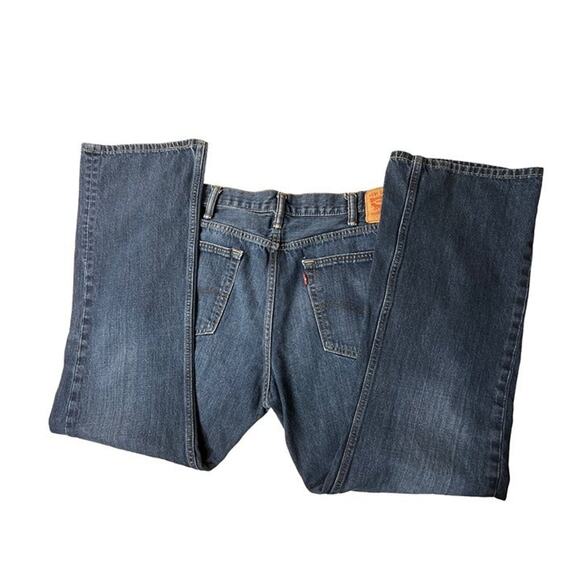 Levi Strauss Men's 527 Slim Boot Cut Blue Jeans Size 38 x 30 - Picture 4 of 4